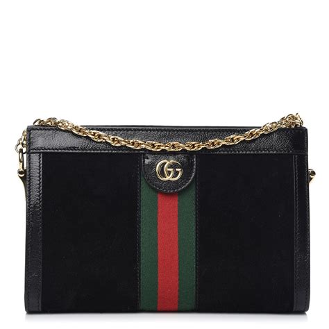 black suede gucci bag|Gucci ophidia shoulder bag black.